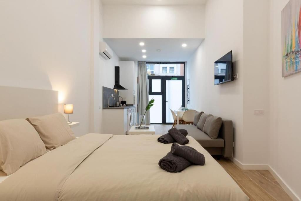 Nuevo Loft En Playa Y Cerca Del Centro, Ac Y Wifi Apartment Valencia Exterior foto